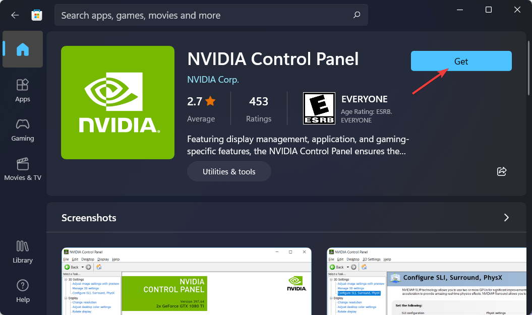 Win11找不到NVIDIA控制面板的解决办法
