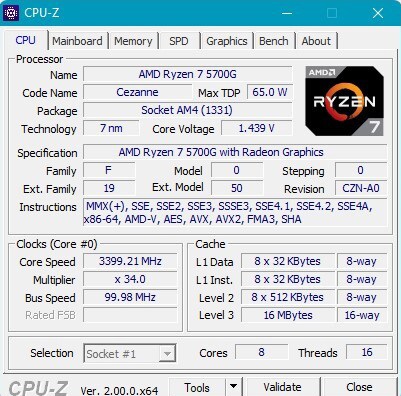 CPU-Z 2.0