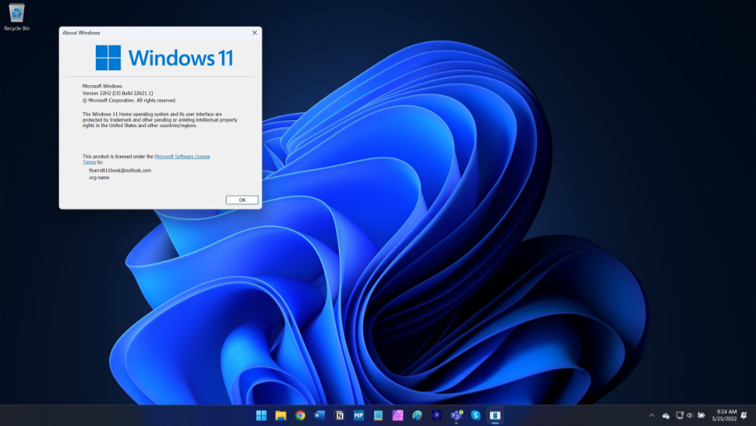 提示:今天升级到 Windows 11 22H2 版本