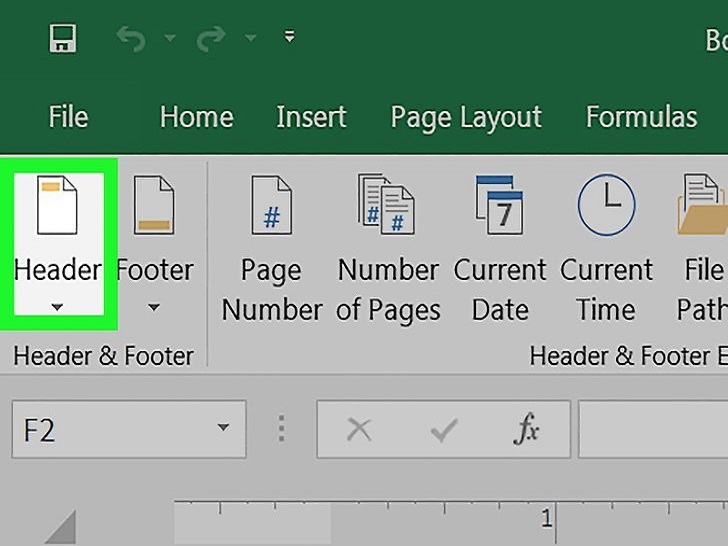Excel中添加水印