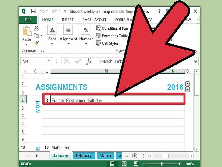 Excel创建日历的方法