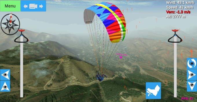 滑翔伞模拟器截图3