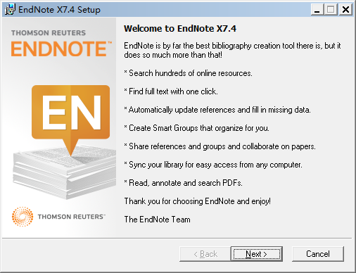 EndNote v2.0.2.0