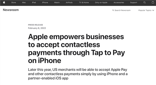 iPhone新功能可非接触支付当收款码使用